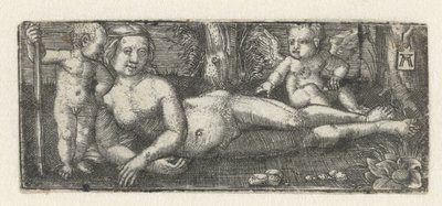 Liegende Venus mit zwei Putti von Albrecht Altdorfer