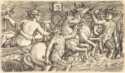 Liebende von Meeresgöttern im Triumph geführt von Albrecht Altdorfer