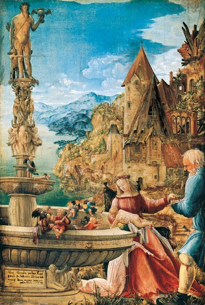 Ruhe auf der Flucht nach Ägypten von Albrecht Altdorfer