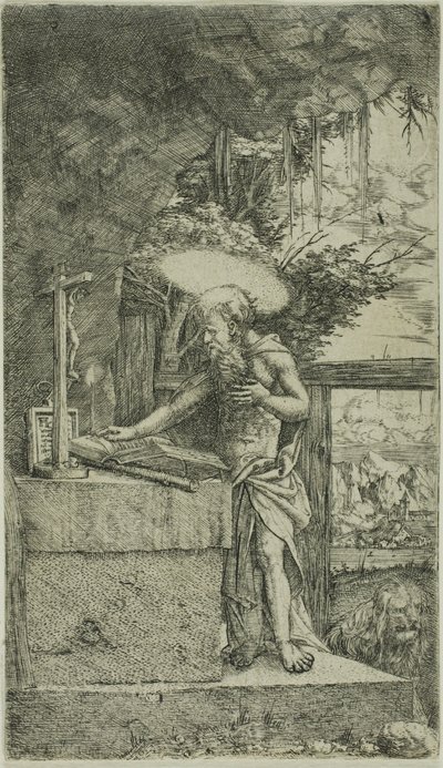 Der heilige Hieronymus beim Lesen von Albrecht Altdorfer