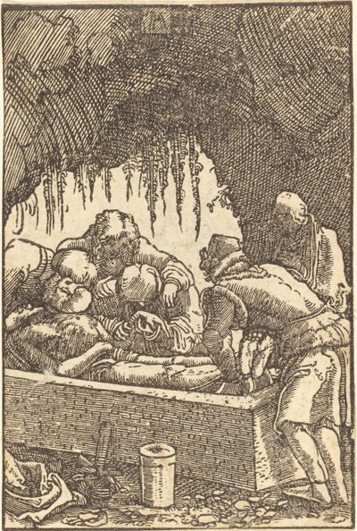 Die Grablegung von Albrecht Altdorfer