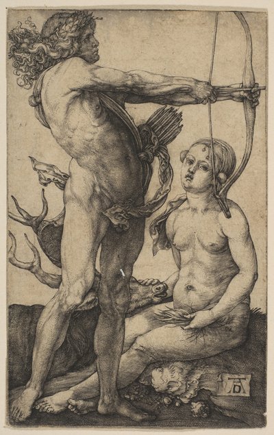 Apollo und Diana, ca. 1503 von Albrecht Dürer
