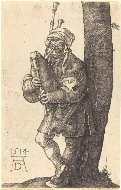 Dudelsackspieler von Albrecht Dürer