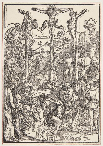 Kalvarienberg (bescheidener Holzschnitt) von Albrecht Dürer