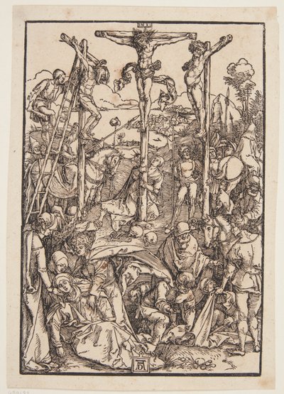 Kalvarienberg (bescheidener Holzschnitt) von Albrecht Dürer