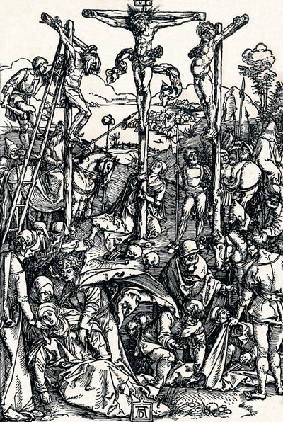 Kalvarienberg mit den drei Kreuzen, 1504 1906 von Albrecht Dürer