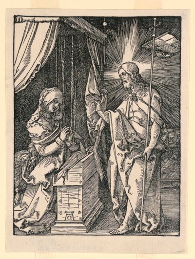 Christus erscheint seiner Mutter von Albrecht Dürer