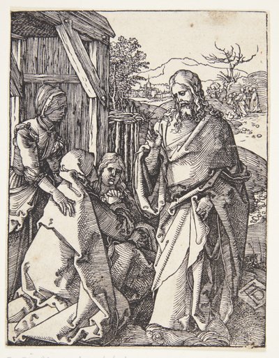 Christus verabschiedet sich von seiner Mutter von Albrecht Dürer