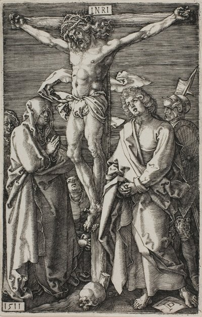 Kreuzigung, aus Die gravierte Passion von Albrecht Dürer