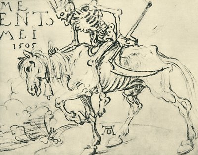 Der Tod reitet, 1505, 1943 von Albrecht Dürer