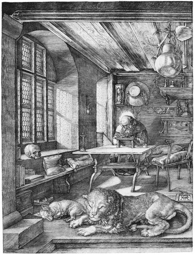 Der heilige Hieronymus im Gehäus von Albrecht Dürer