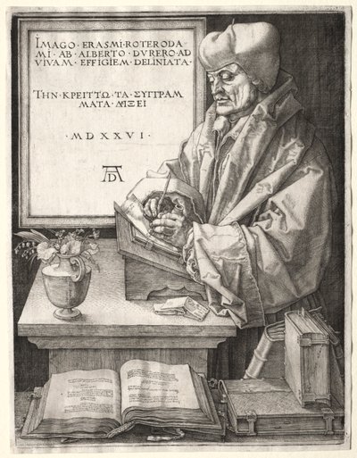 Desiderius Erasmus von Rotterdam von Albrecht Dürer