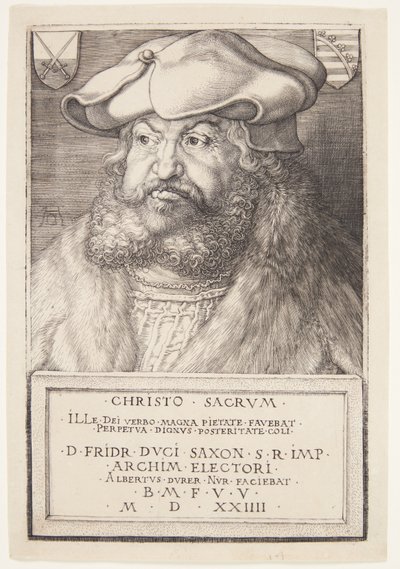 Friedrich der Weise, Kurfürst von Sachsen von Albrecht Dürer