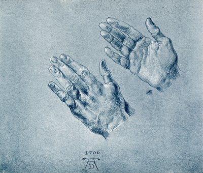 Hände des betenden Kaisers Maximilian von Albrecht Dürer