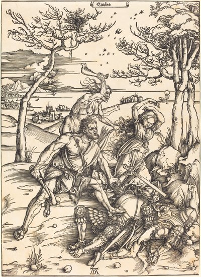 Herkules besiegt Cacus ("Ercules") von Albrecht Dürer