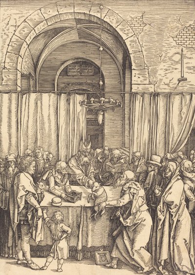 Joachims Opfer wird abgelehnt von Albrecht Dürer