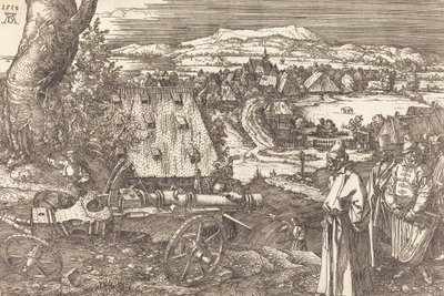 Landschaft mit der Kanone, 1518 von Albrecht Dürer