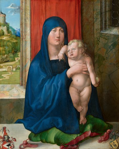 Madonna mit Kind [Vorderseite] von Albrecht Dürer