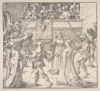 Maskentanz mit Fackeln, 1922 von Albrecht Dürer