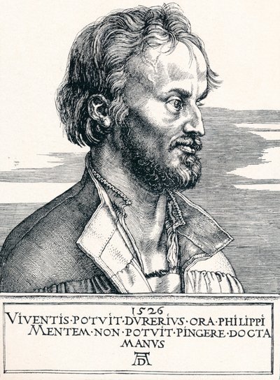 Philipp Melanchthon, 1526, 1906 von Albrecht Dürer