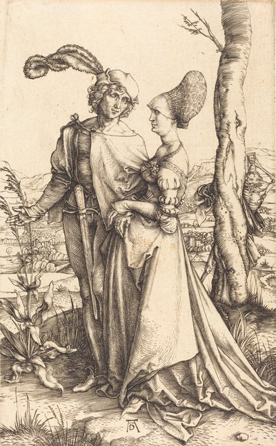 Promenade, ca. 1497 von Albrecht Dürer