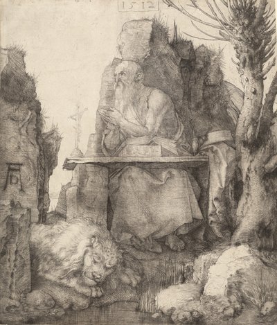 Heiliger Hieronymus bei der Weide, 1512 von Albrecht Dürer