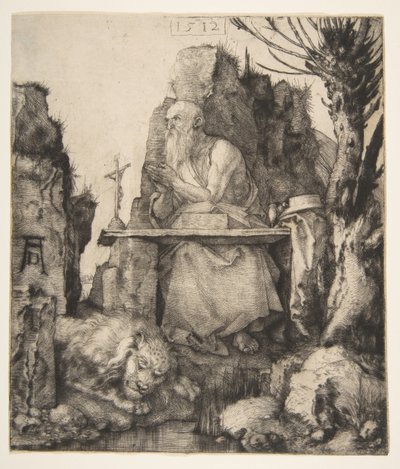 Der heilige Hieronymus bei der Kopfweide, 1512 von Albrecht Dürer