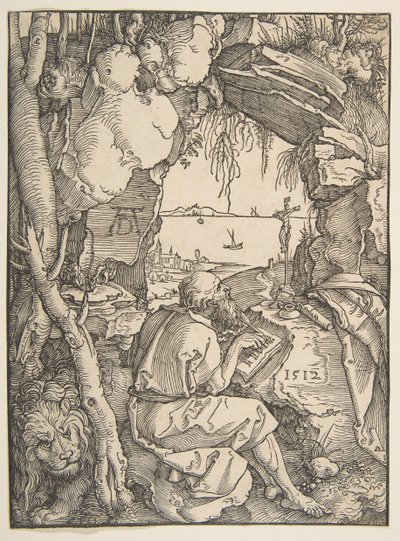 Heiliger Hieronymus in einer Höhle, 1512 von Albrecht Dürer