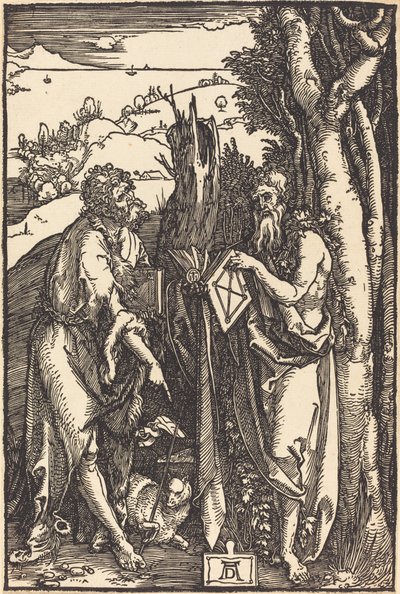 Johannes der Täufer und Onuphrius von Albrecht Dürer