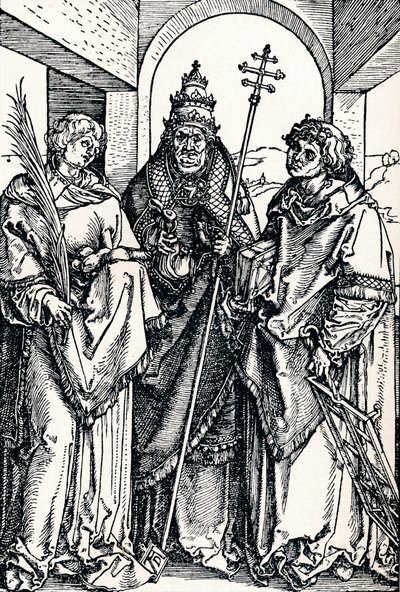 Heilige Stephanus, Sixtus und Laurentius, 1508 von Albrecht Dürer