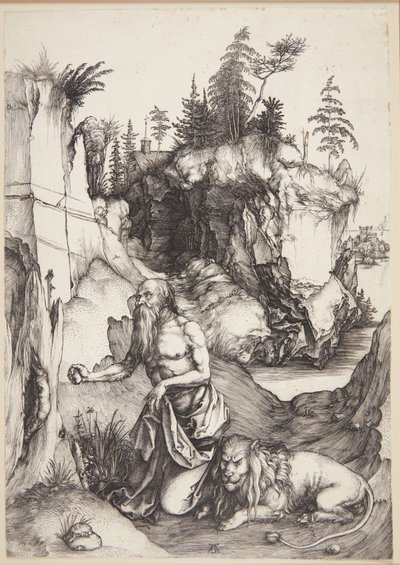 Der heilige Hieronymus als Büßer in der Wildnis von Albrecht Dürer