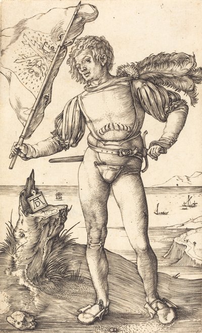 Fahnenträger von Albrecht Dürer