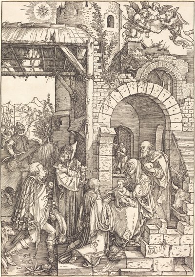 Die Anbetung der Heiligen Drei Könige von Albrecht Dürer