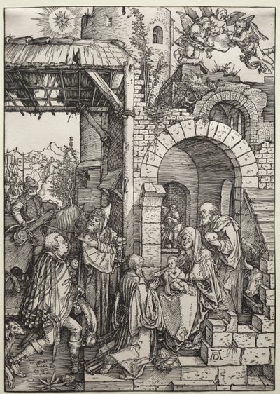 Die Anbetung der Heiligen Drei Könige von Albrecht Dürer