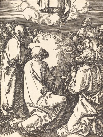 Die Himmelfahrt, wahrscheinlich ca. 1509-1510 von Albrecht Dürer