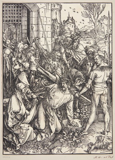 Das Tragen des Kreuzes von Albrecht Dürer