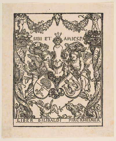 Das Buchzeichen von Wilibald Pirckheimer von Albrecht Dürer