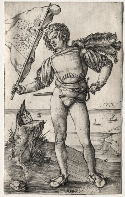 Der burgundische Fahnenträger von Albrecht Dürer