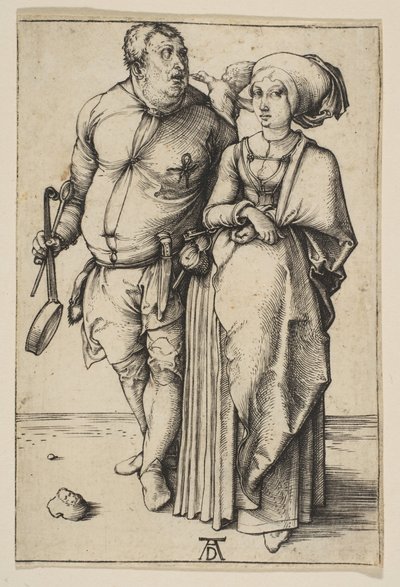 Der Koch und seine Frau, ca. 1496 von Albrecht Dürer