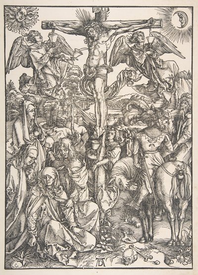 Die Kreuzigung, aus der Großen Passion von Albrecht Dürer