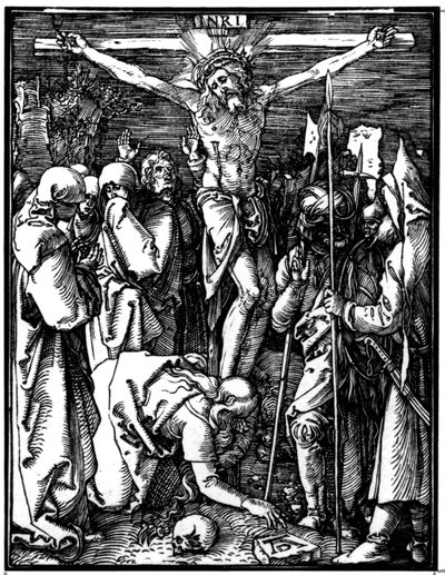 Die Kreuzigung, aus Die Kleine Passion, um 1509-11 von Albrecht Dürer