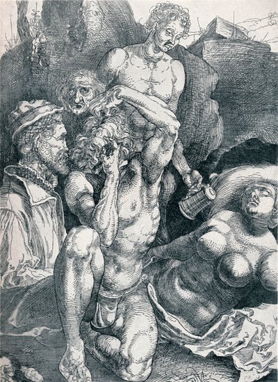 Der verzweifelte Mann, 1513-1517 1906 von Albrecht Dürer