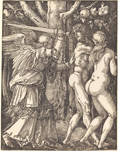 Die Vertreibung aus dem Paradies von Albrecht Dürer