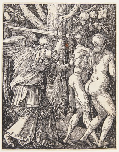 Die Vertreibung aus dem Paradies von Albrecht Dürer