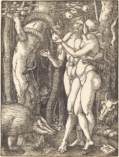 Der Sündenfall von Albrecht Dürer