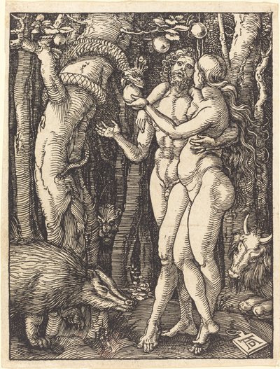 Der Sündenfall von Albrecht Dürer