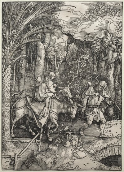 Die Flucht nach Ägypten, ca. 1503-1505 von Albrecht Dürer