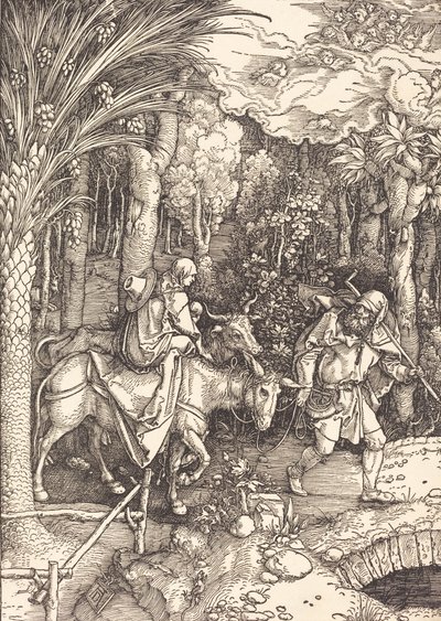 Die Flucht nach Ägypten, ca. 1504 von Albrecht Dürer