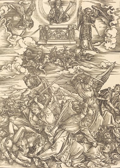 Die vier rächenden Engel, 1498 von Albrecht Dürer