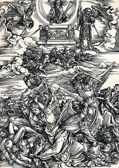 Die vier rächenden Engel, 1498, 1906 von Albrecht Dürer